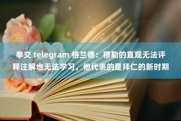 拳交 telegram 格兰德：穆勒的直观无法评释注解也无法